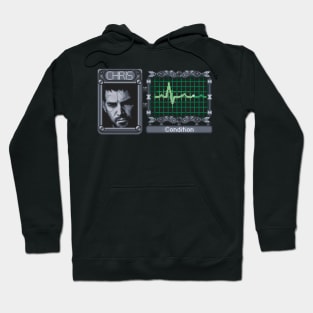 Chris Redfield Pixel Art Hoodie